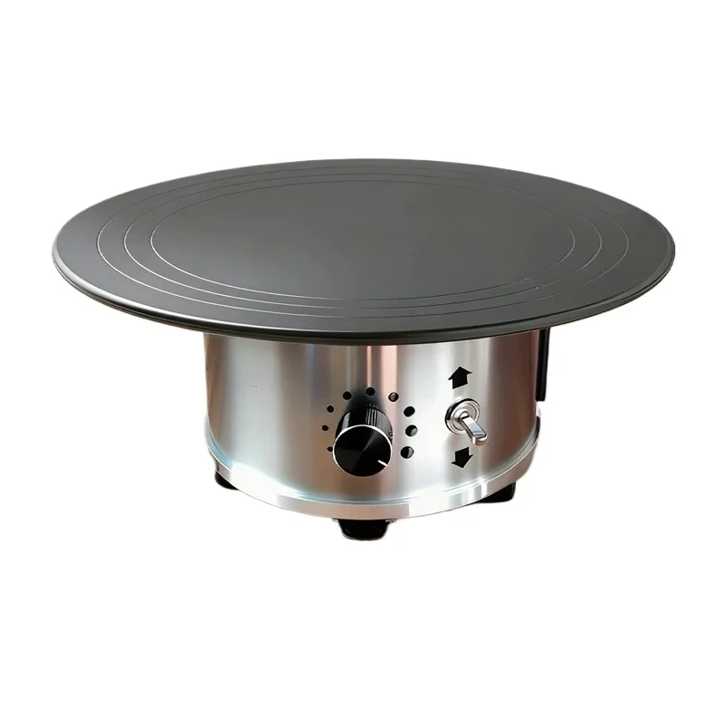 Electric Cake Decorating Turntable Alloy Automatic Commercial Home Bakery Icing Stand for Professional Baking Heavy Duty
