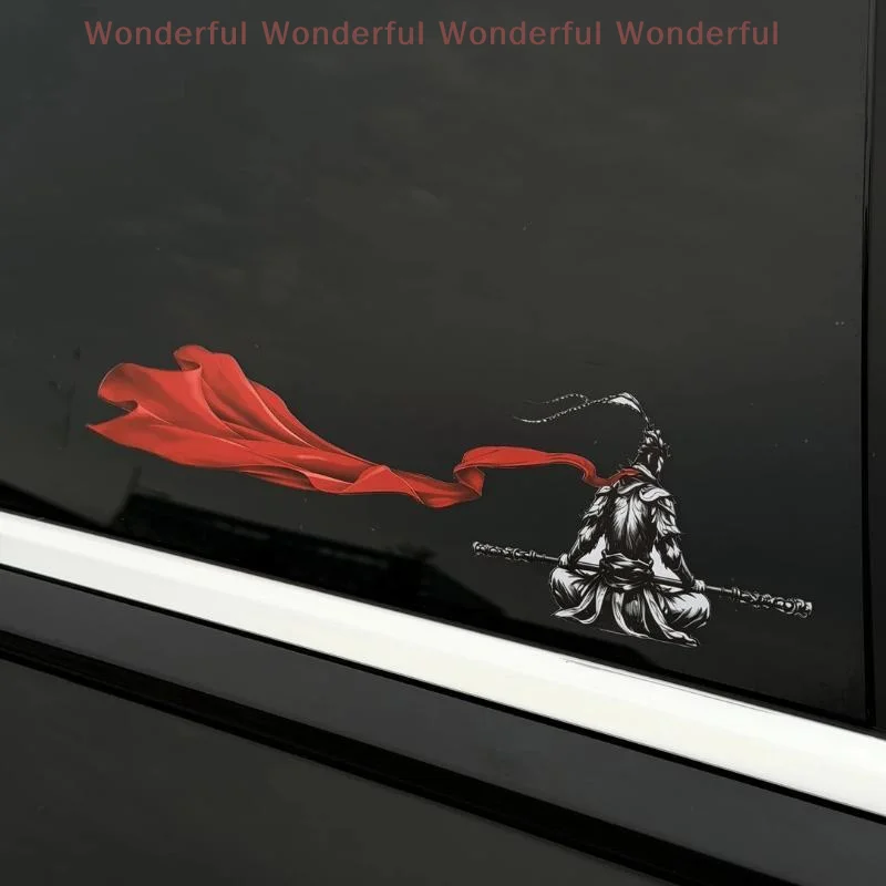 Monkey King Sun Wukong Cool Car Stickers Personalized Creative Body Decoration Stickers Motorcycle Electric Bike Scratch Cover