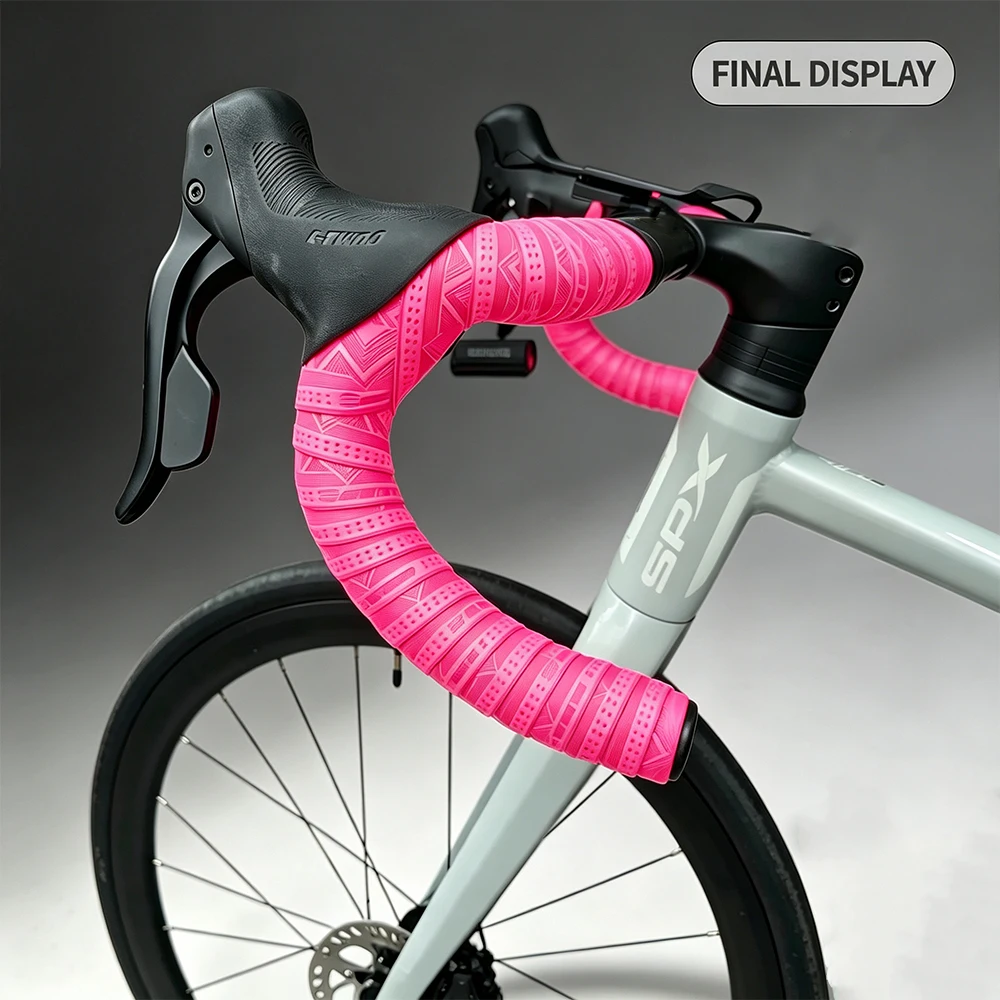 SEER Rennrad-Lenkerband, 3 mm dick, PU + EVA-Silikon, extra dick, weich und rutschfest, bequem, Fahrradgriffband für Lenker – Detail 9