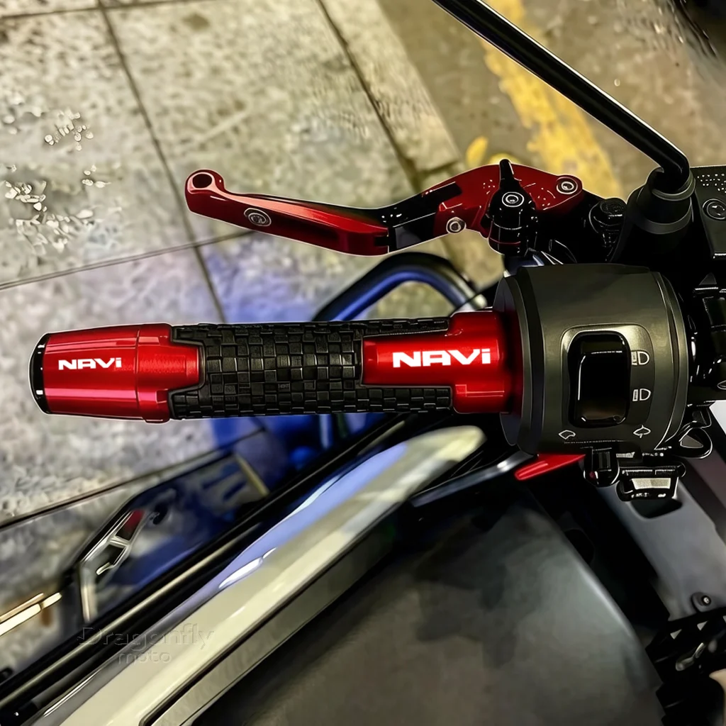Para HONDA DREAMWING Navi 110 Navi 2016-2022 2023, accesorios CNC para motocicleta, puños de manillar de 7/8" (22mm) con tapones para extremos de manillar