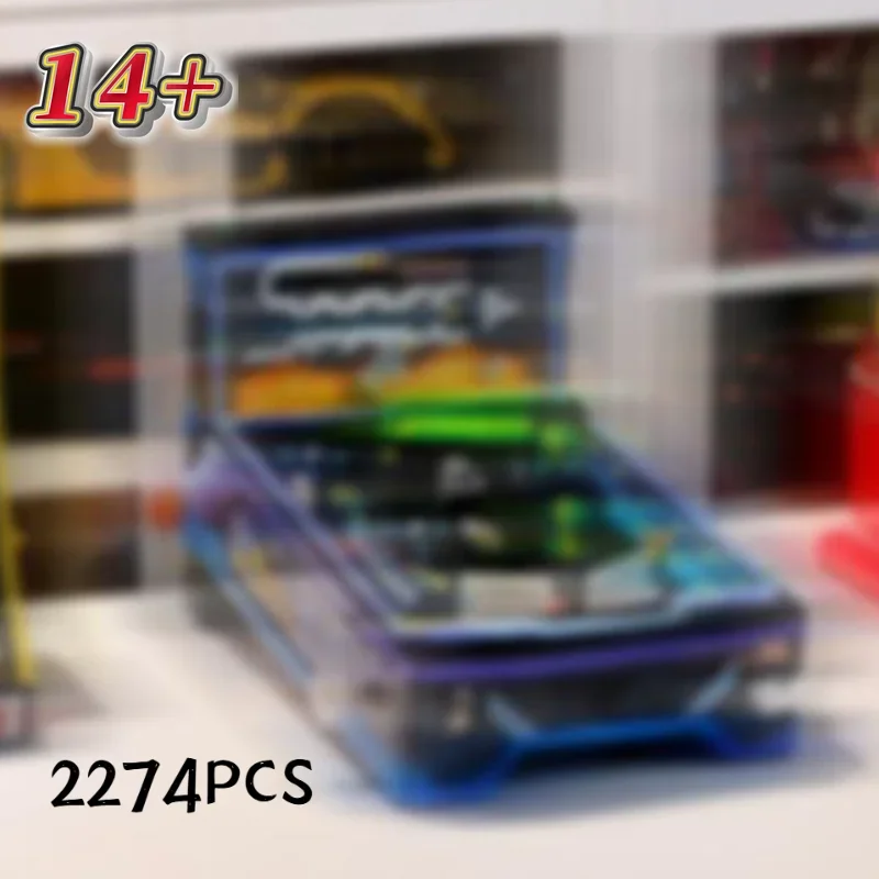 2026 New Desktop Decoration 2274PCS Building Blocks Icons Arcade Pinball Machine Building Set Toys for Adults Birthday Gifts