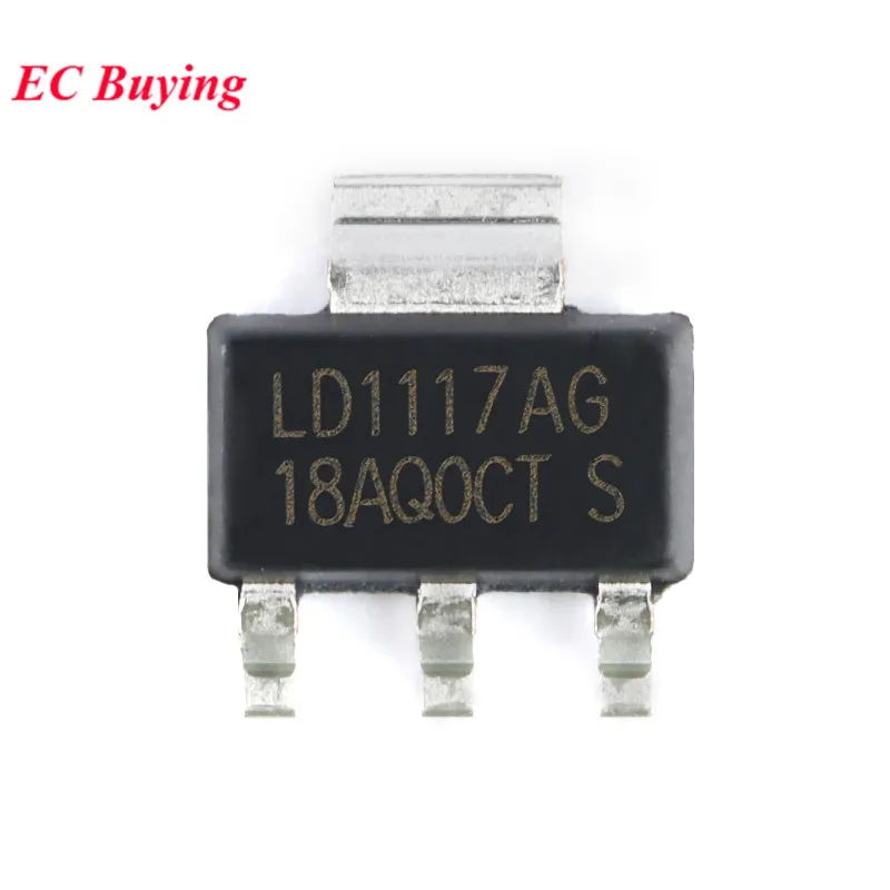 Regulador LDO LD1117 1A 10 Unidades