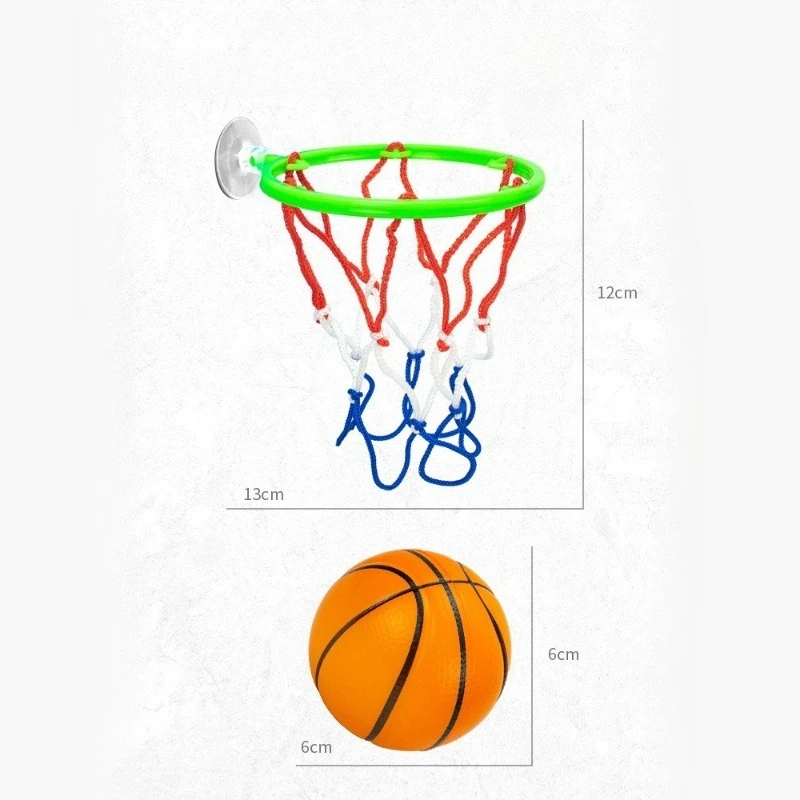 小さなバスケットボールセット、手首にフィットするしっかりとしたゴム製の弾力性のあるボール、子供の運動、シューティングテーブルゲームのおもちゃ、スポーツ玩具