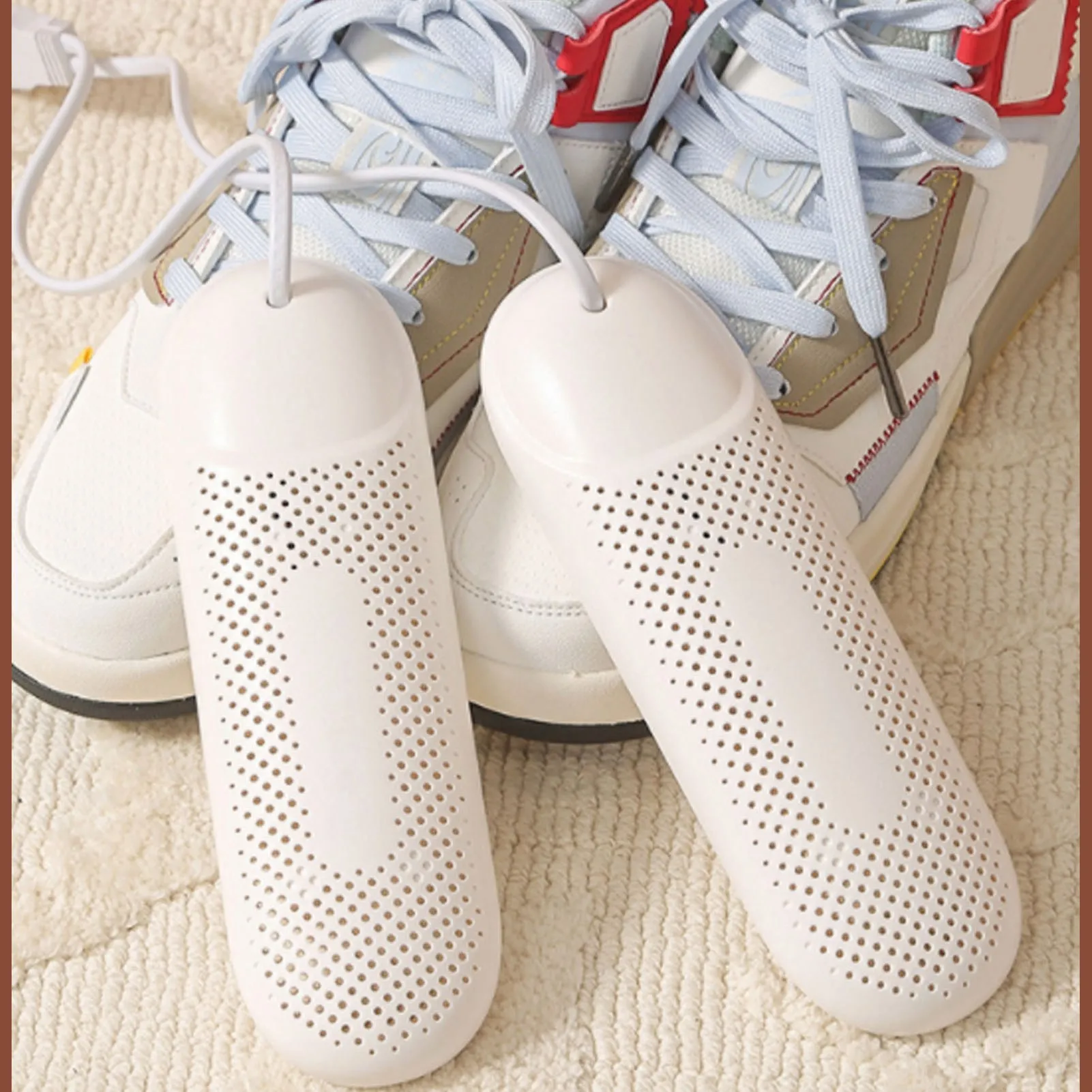 Boot Dryer Shoe Dryer 12W 360 Degree Sterilization Deodorization Boot Dryer Accurate Temperature Control Portable Shoe Dryer