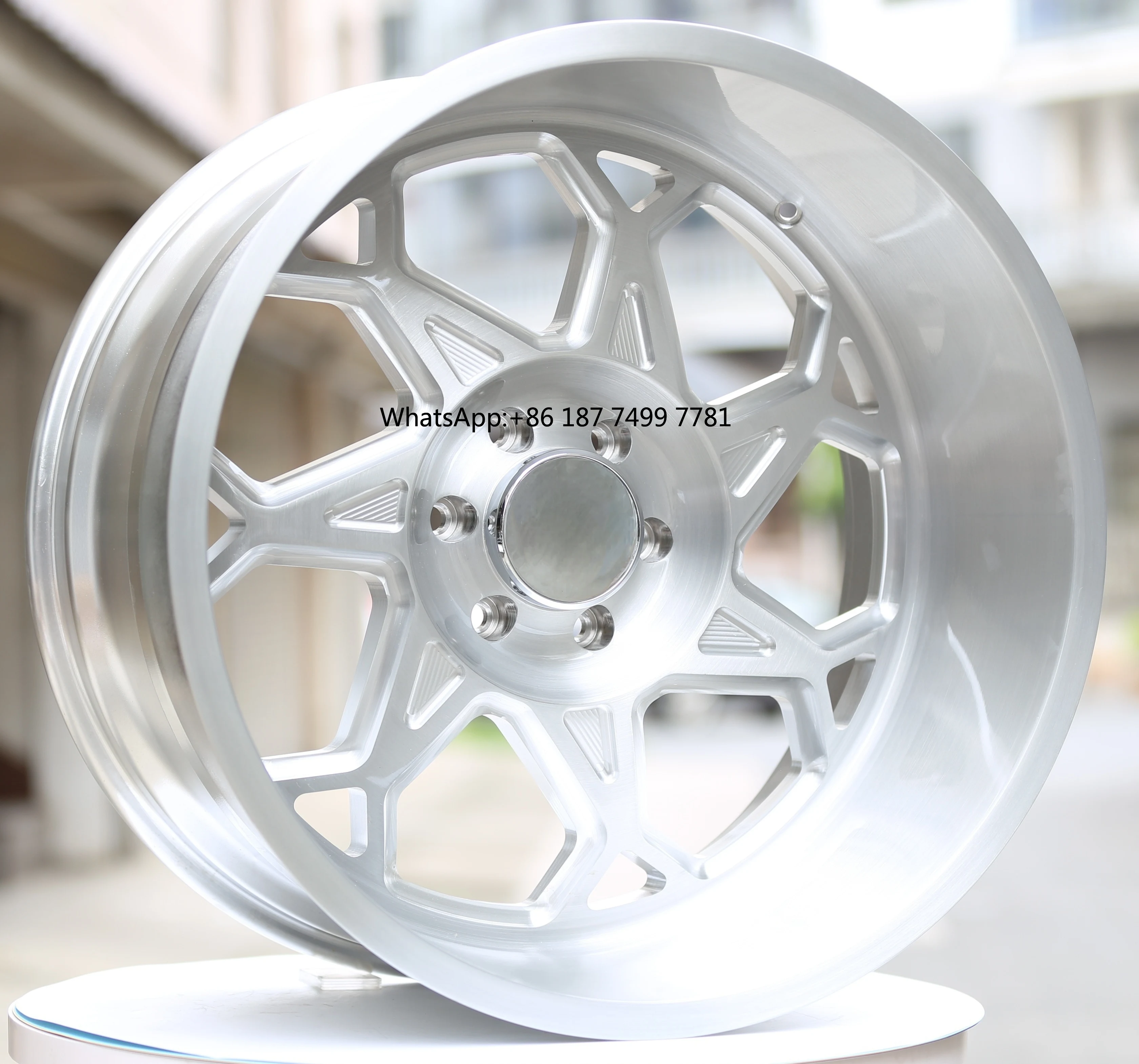 

Large 24x12 8x170 Wide Edge Alloy Wheel Hub for Pickup & SUV Compatible with F250 F350 Vehicles