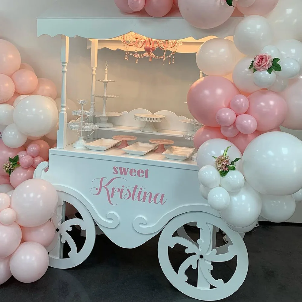 

Customized Luruy Candy Car Flower Wedding Children Christmas Decoration Dessert Cart Display