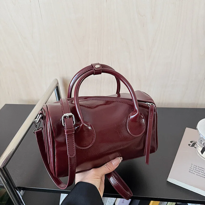 

2025 Autumn Women's Fashion Tote Bag, Genuine Leather Multi-way Shoulder Crossbody Purse, Casual Chic Handbag for Daily Commute