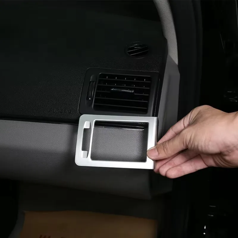 

For Mercedes Benz C Class W204 2007-10 ABS Carbon Fiber Car Dashboard Air Conditioning Vent Frame Trim Interior Car Accessories