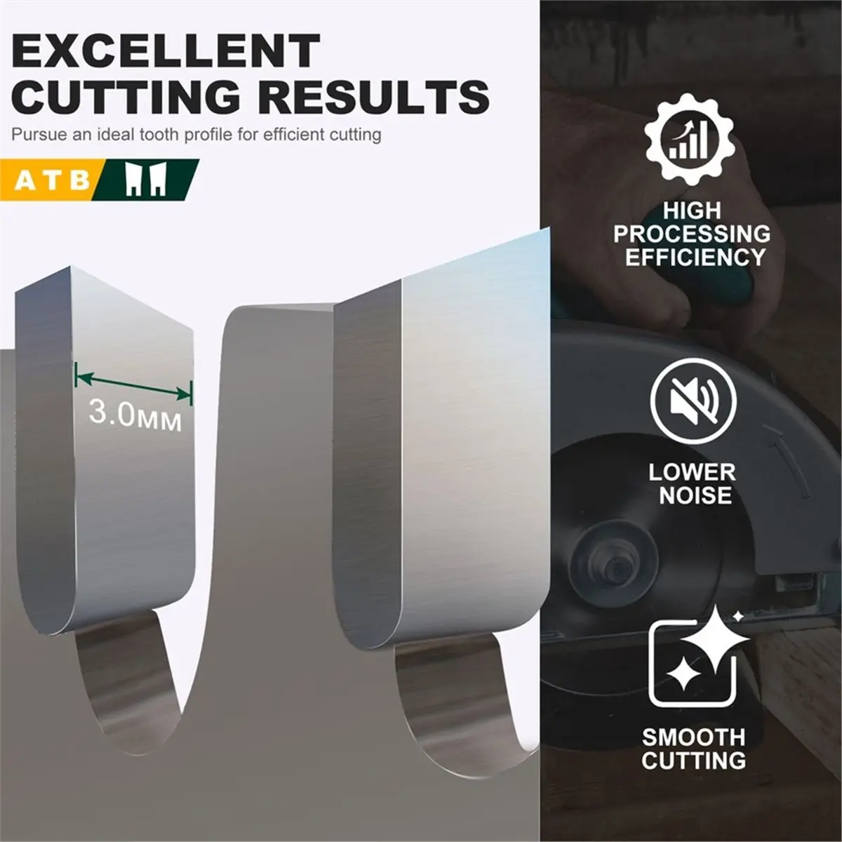 【AT48】 NEW 1pc 12 Inch 60T Circular Saw Blade Carbide Saw Blade Bore 30mm Woodworking Cutting Disc for Wood Plastic