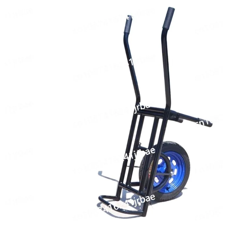 

Небольшой одноколесный одноколесный утолщенный тележка для овощей, теплицы, сельскохозяйственного сада, полевой грузовик