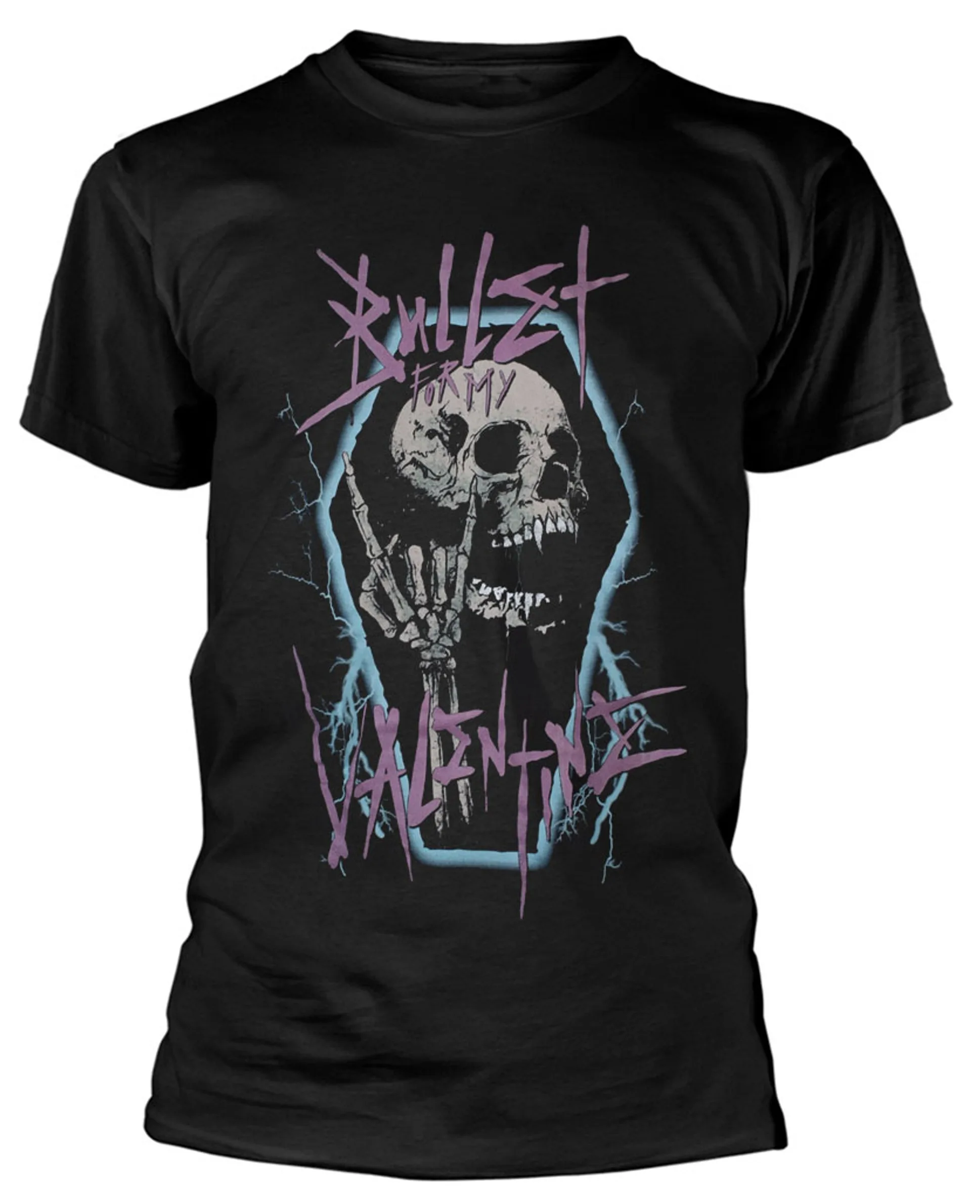 

Bullet for My Valentine Thrash Skull T-Shirt Men Women Short Sleeve Cotton Tee Retro Hip Hop Rock Band Tops Summer Men's T-shirt
