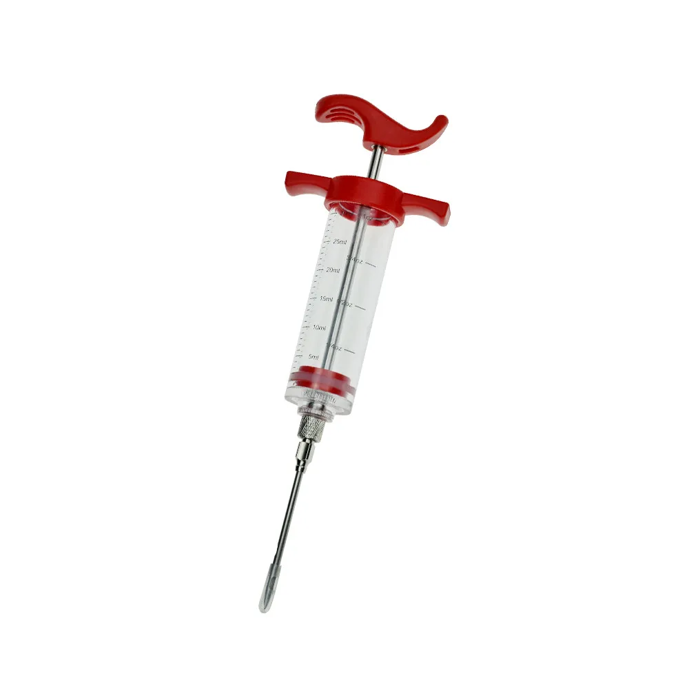 شواء اللحوم حقنة تتبيلة حاقن تركيا نكهة الدجاج حقنة المطبخ الطبخ Syinge الملحقات