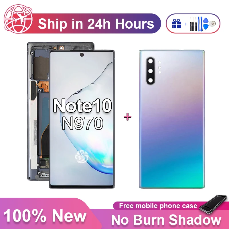 100% tests Super AMOLED Note 10 N970F LCD For Samsung Galaxy Note10 N970 Display Touch Screen Digitizer Assembly Replacement