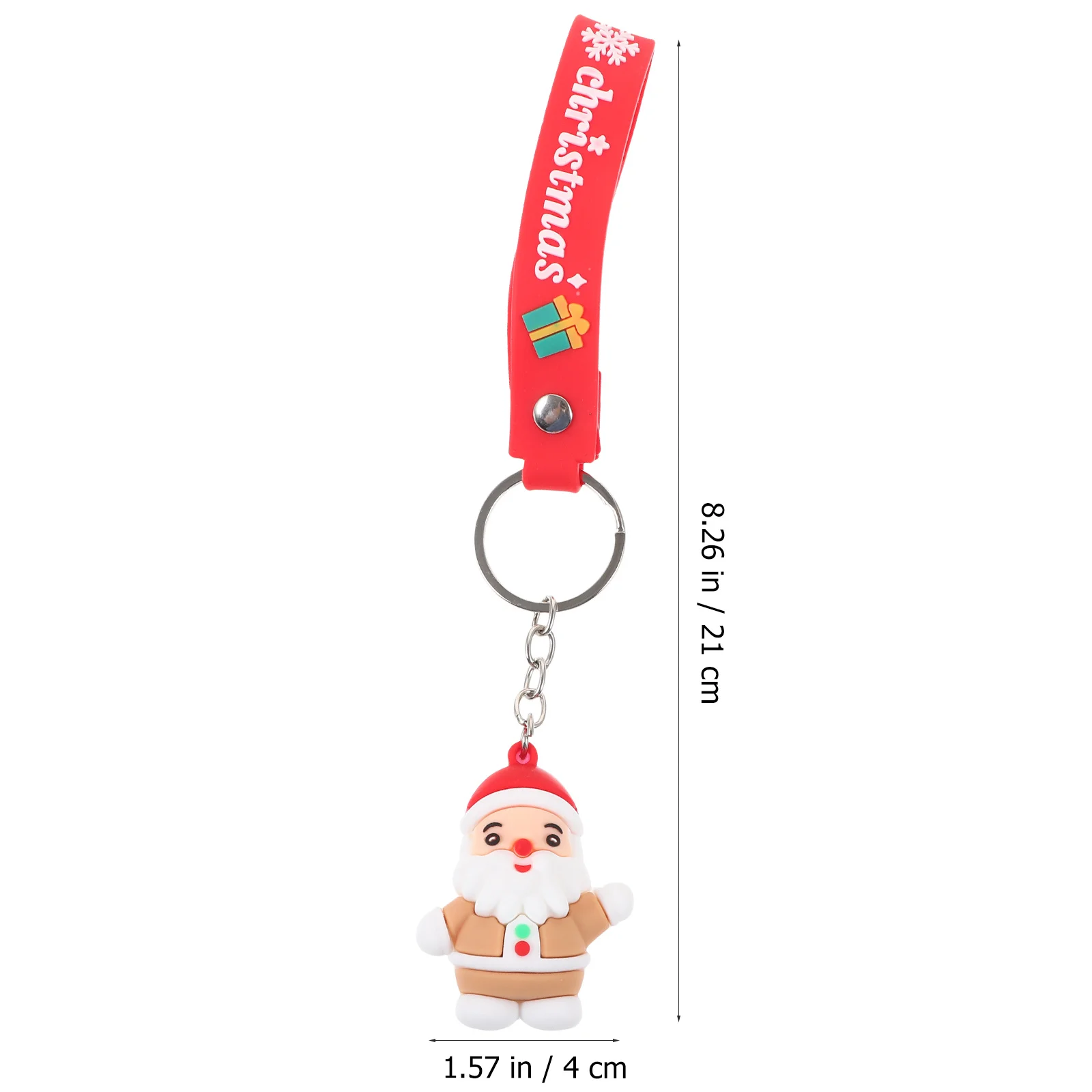 

Santa Claus Christmas Keychain Cartoon Design Bag Pendant Hanging Gift Keychain for Women Christmas Style Keyring Charm