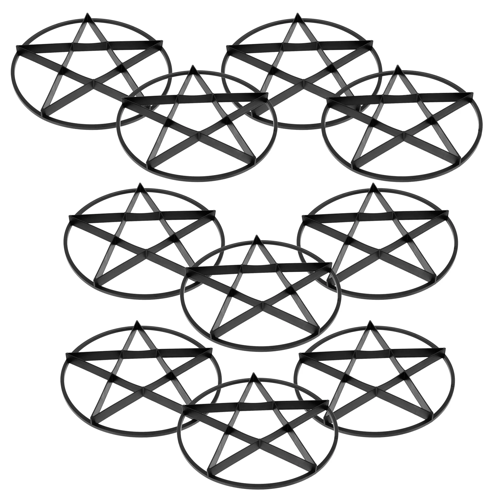 

10 Pcs Saucer Flower Pot Mat Plants Lifters Supports Potted Feet Risers Outdoor
