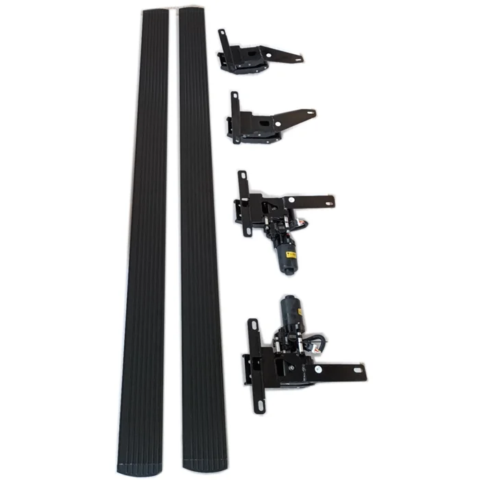 Intelligent Power Running Boards, Electric Side Steps with Courtesy LED for Mercedes Benz GLC SUV, Heavy Duty Aluminum Alloy, Bl
