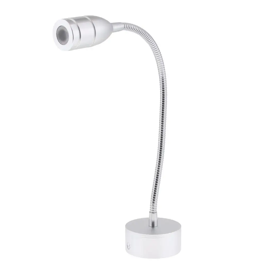 

Flexible Arm LED Reading Map Light 2W Interior Wall Lamp for Bedroom RV Boat