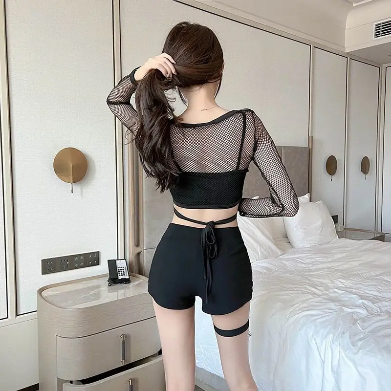 Fashionable Sexy Jazz Hip Hop Street Dance Outfit New Arrival Stage Costume for Female Singers Club Lead Dancer Clothing
