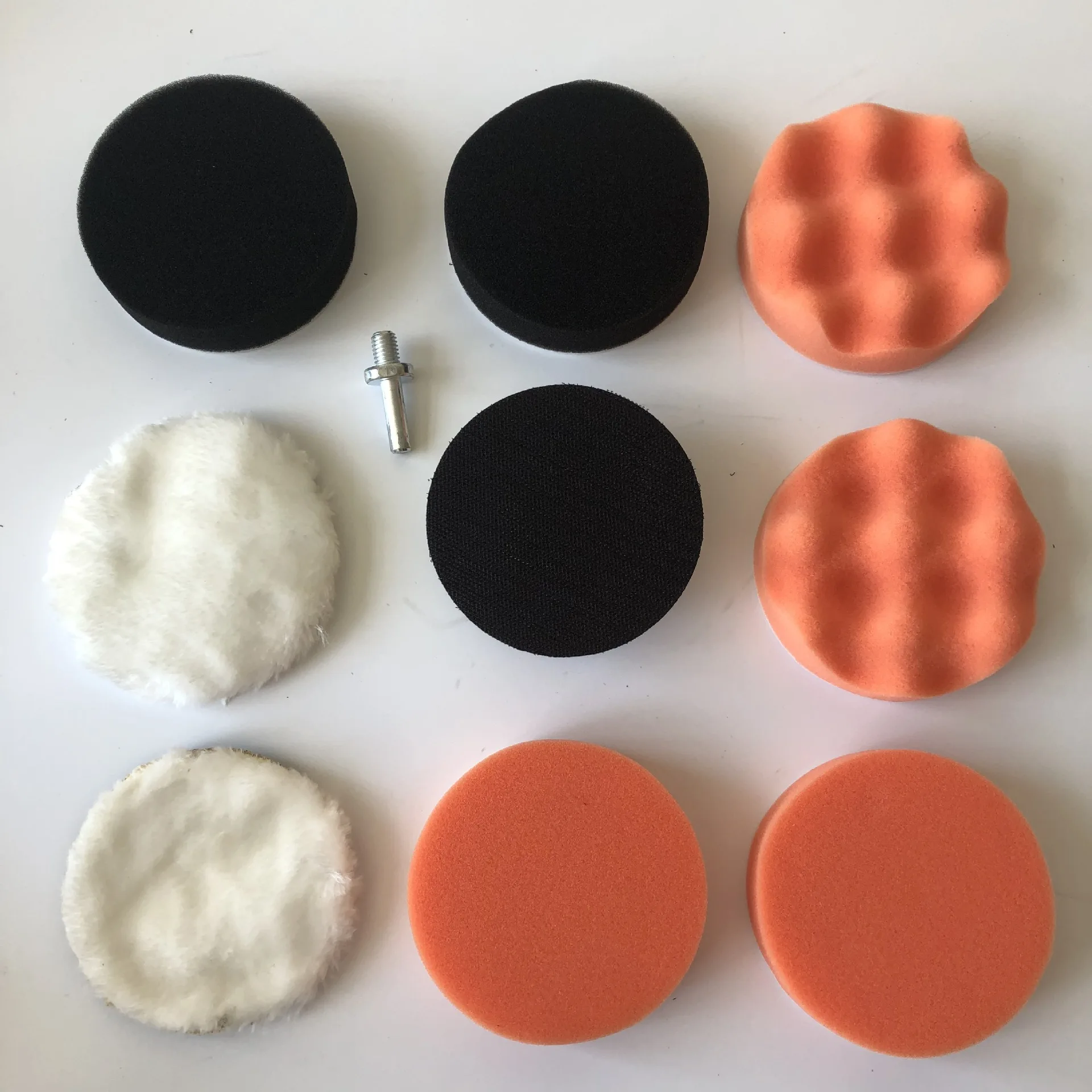 12Vcharging car hairdressing waxing polishing machine tool accessories sponge pads wool brush covered ten times