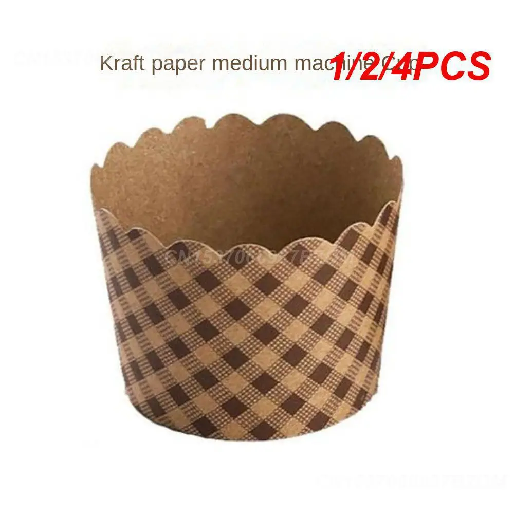 1/2/4PCS  heat-resisting Baking Cup Withstand Temperature Of About 180-200 ℃ Safe Materials  Mini Paper Cup Grease Proofing