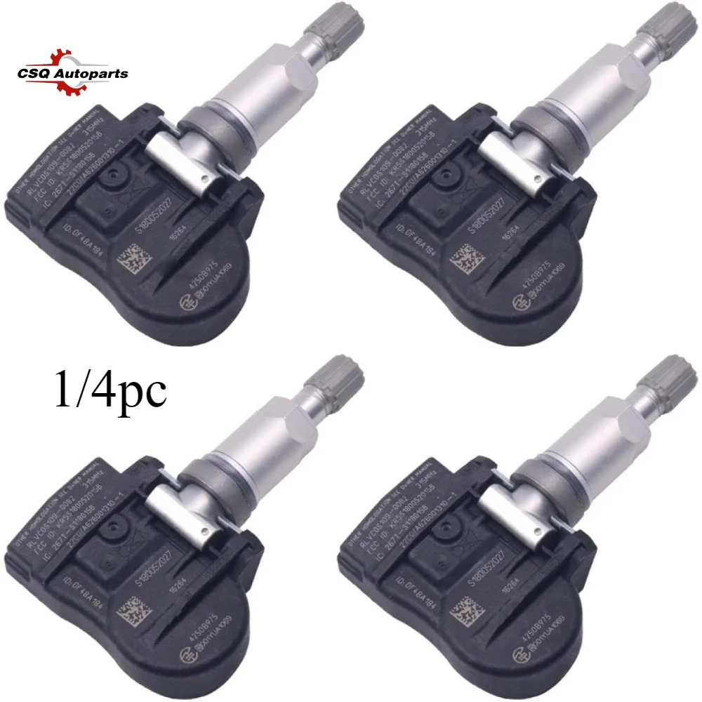 

4250B975 1/4pcs TPMS Tire Pressure Monitoring System Sensor new For 2013 2014 2015 2016 2017 Mitsubishi Mirage Lancer Outlander