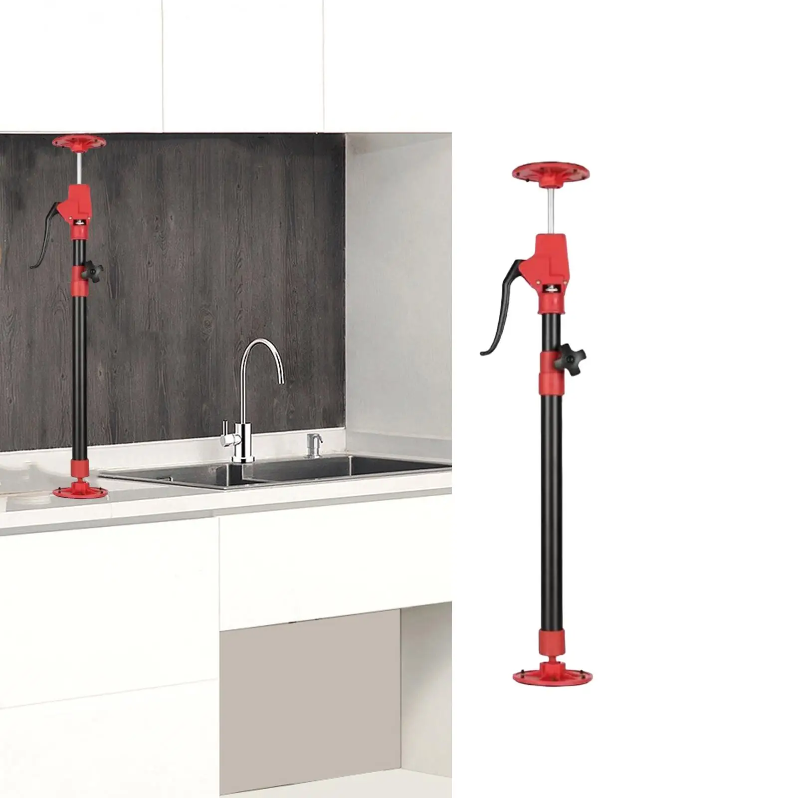 

Telescopic Support Rod Lift Tool for Installing Cabinets Tile Height Adjuster Steel Nylon Utility Board Lifter Furniture Lifter