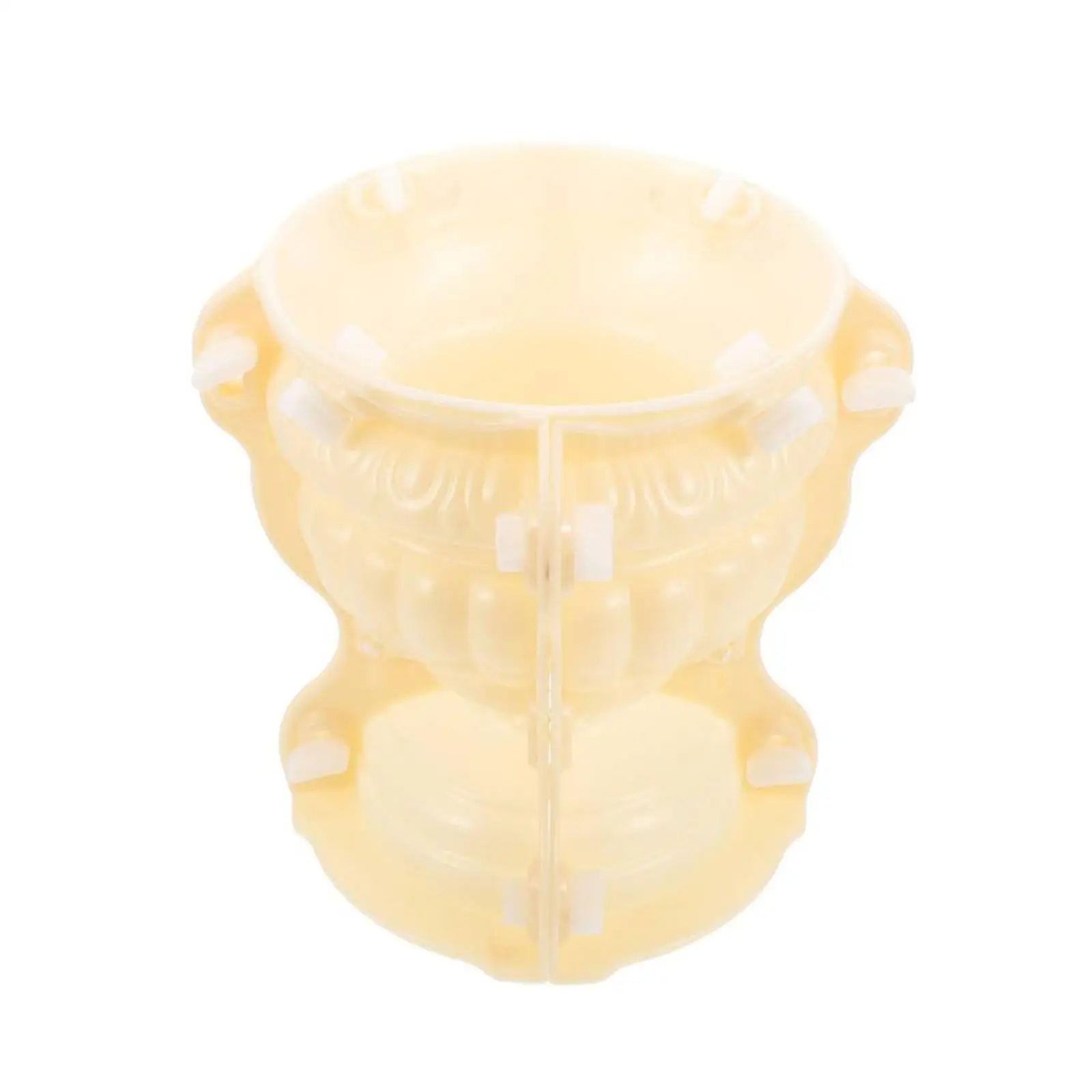 قالب الزهرية الأوروبي ديكور الحديقة الخارجية DIY بها بنفسك الحرف صنع عمود روماني اناء للزهور قالب زارع قالب قالب خرسانة