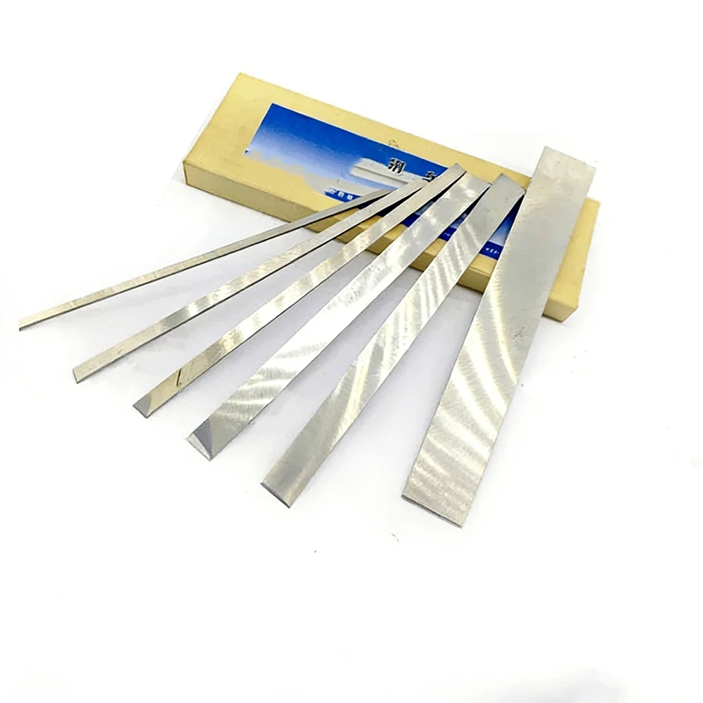 1pcs CNC Lathe Machining Tools HSS High Speed Steel Square Turning Tools White Steel Bar Blade Thickness 1mm-8mm 300mm Lenght