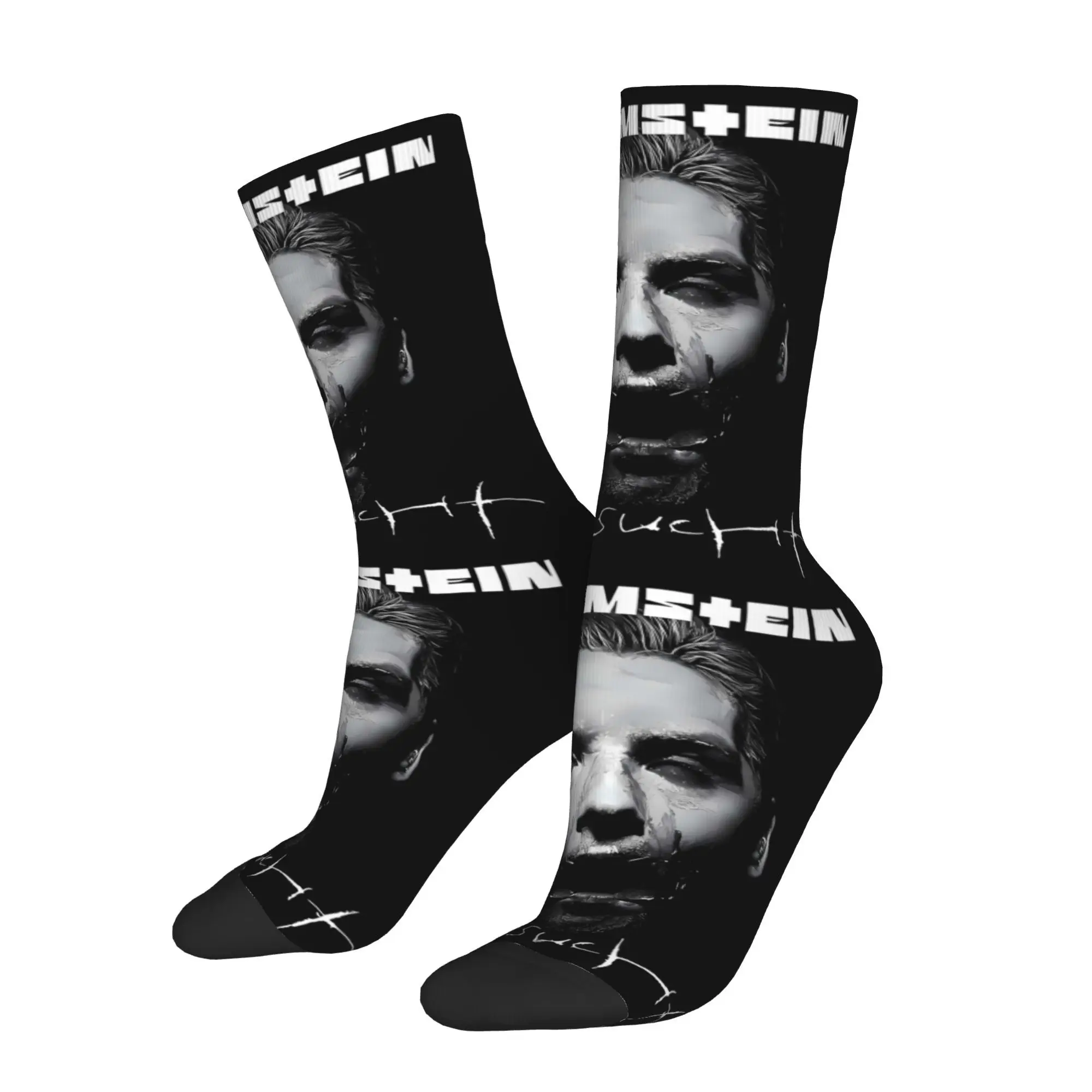 

Винтажные мужские носки в немецком стиле с музыкальной рок-группой, унисекс, уличный стиль, носки Crazy Crew, подарок