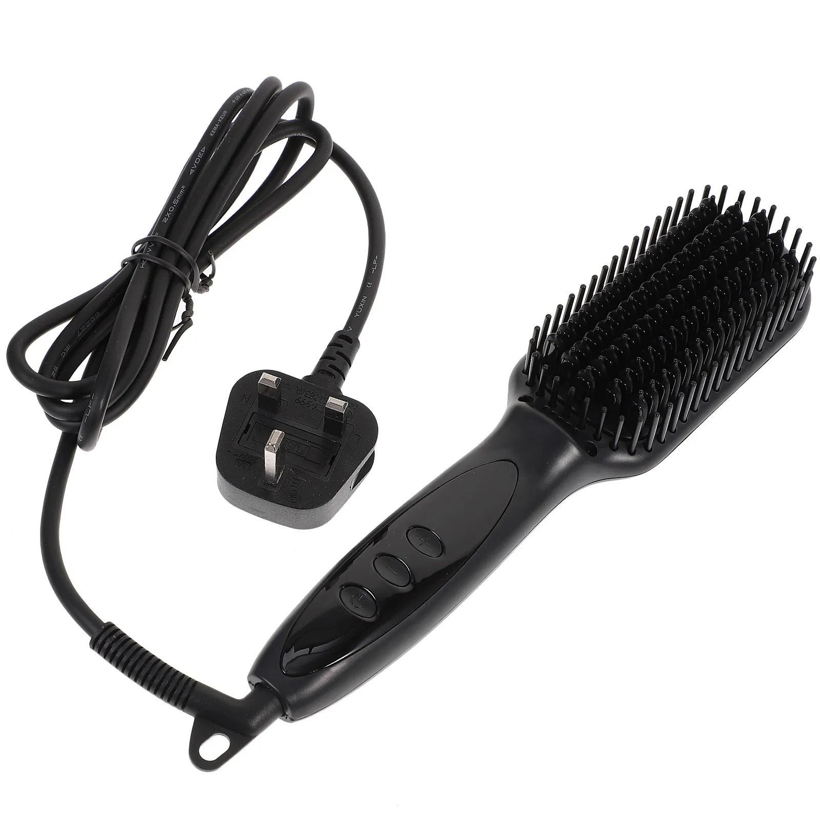 Electric Hair Straightening Brush 6 Gears Beard Straightener Comb for Styling Hair Beard Straightener Brush Electric Heated Tool