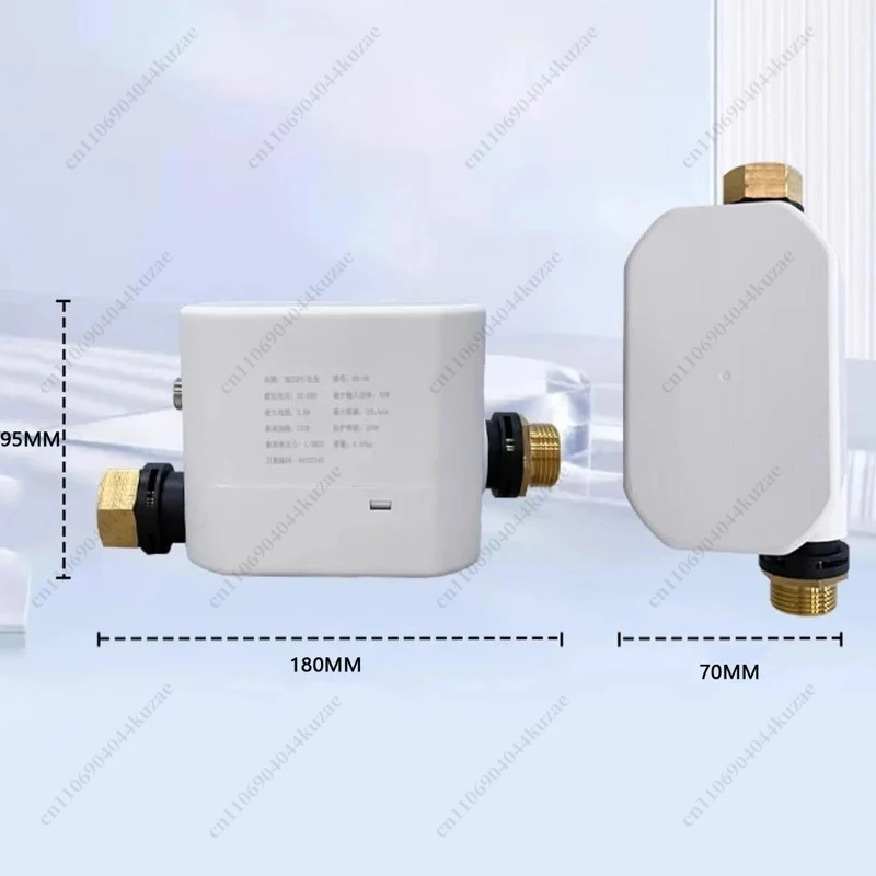 DC 24V 90W Smart Toilet Booster Pump, 30L/MIN Automatic Household Tankless Water Pump with Bellows