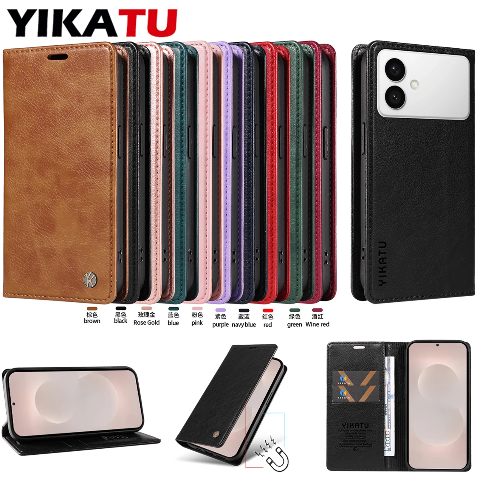 

Wallet Case For Samsung Galaxy Note 9 8 20 Ultra 10 Pro 10 Lite M80S M62 M60S M56 M55 M35 M32 M23 M22 M15 M10 F62 F23 F22 F15