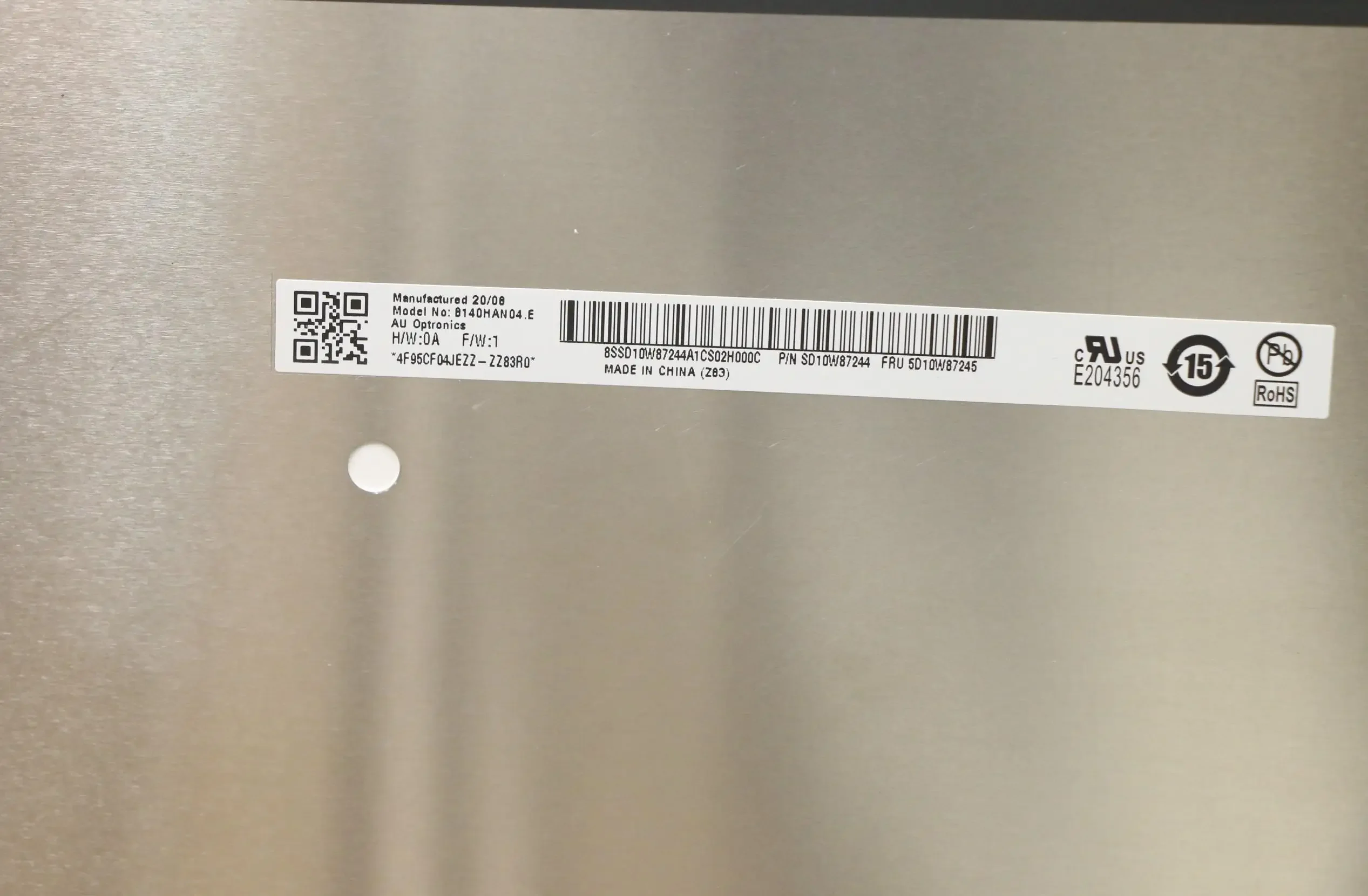 New Original for Lenovo ideapad 5-14IIL05 5-14ARE05 5-14ITL05 5-14ALC05 FHD LCD Screen 5D10W87245 Non-Touch