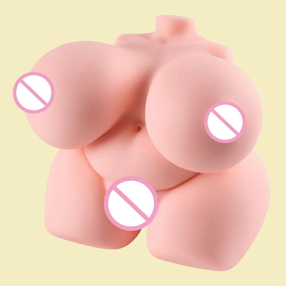 SMVP-5KG Half Body Dry Doll, Men's Masturbation Masturbator, Large Breasts and Butts, Artificial Vaginal Pocket Anal Adult Toy
