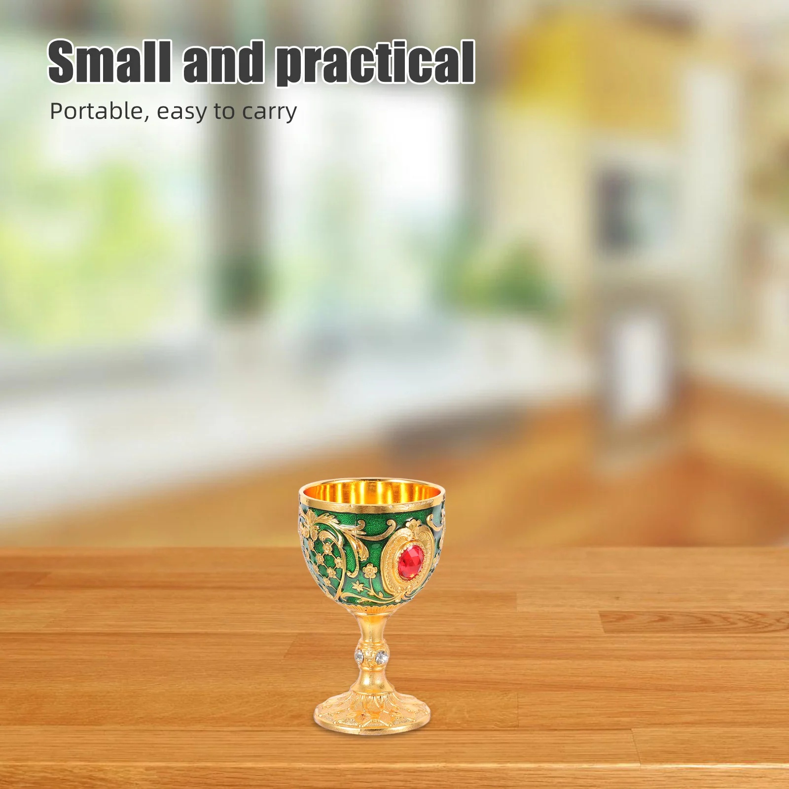 

Chalice Cup Vintage European Design Retro Metal Goblet For Home Decor Party Bar Drinking Vessel Ceremonial Goblet Kitchen
