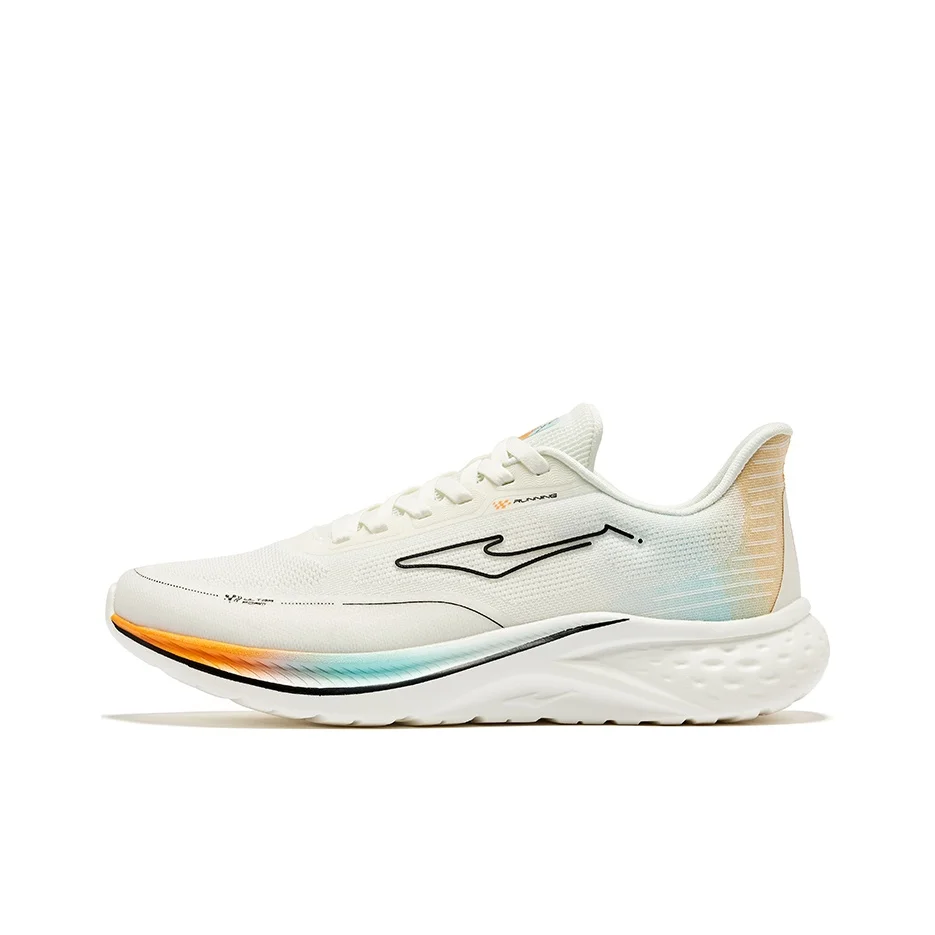 

Erke Galvatron 2.0 Abrasion Resistant Breathable Low top Running Shoes Men's Microcrystal White Blue 51124103044-002