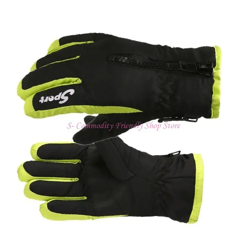 85AE Guantes de esquí niños – Invierno resistentes viento y desgaste - imagen 3