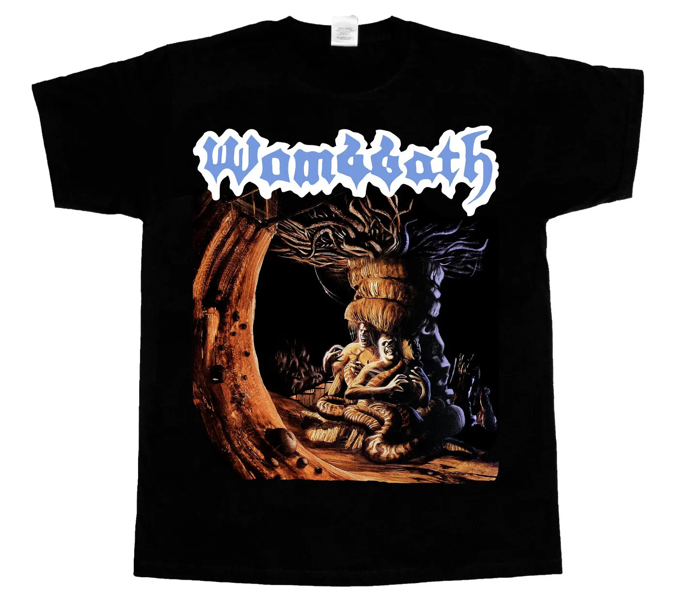 Wombbath Internal Caustic Torments New Black Short Long Sleeve T Shirt