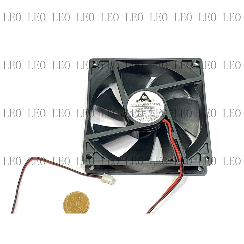 

SS FOR GDA9225 Gdstime fan Brushless Cooling Case dc G11 9225 24V 92mm x 25mm 2pin 0.1A