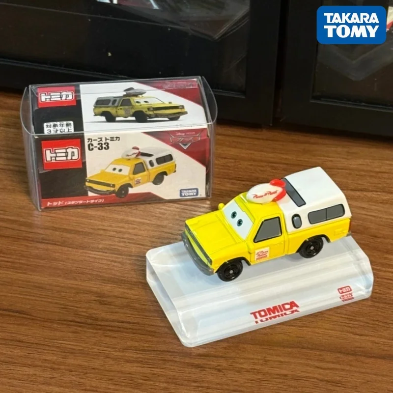 

Takara Tomy Tomica Alloy Diecast Car Model C33 Pizza Planet Todd Truck Pixar Cars Collectible For Collection Desktop Display