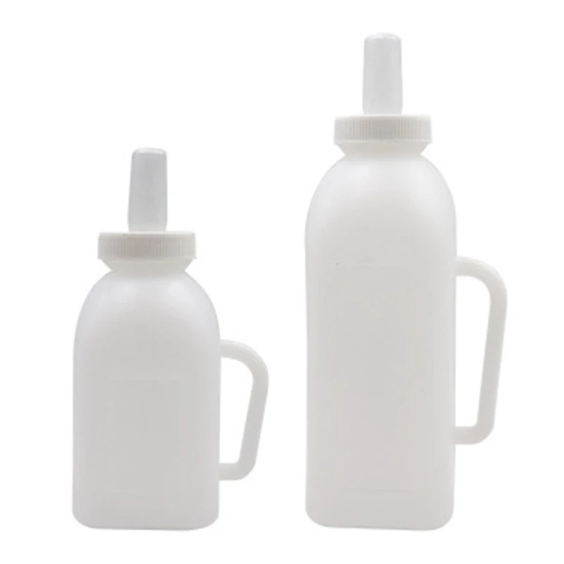 

Farm Cattle Calf Milk Feeding Bottle Quality Plastic Livestock Animals Calf Sheep Pet Milk Drinker Nipple Feeding Device