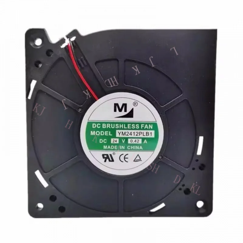 

N FOR YM2412PLB1 12032 DC24V 0.42A 2-Wire Inverter Cooling Fan