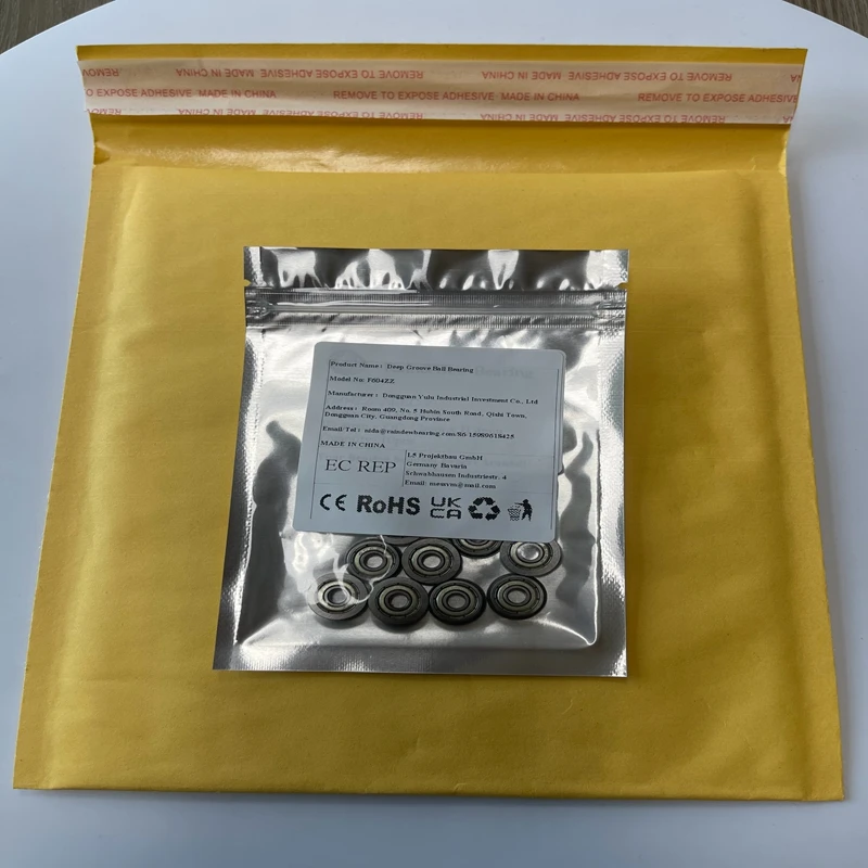 

10PCS F604ZZ 4x12x4 mm Flange Bearing 3D Printers Parts