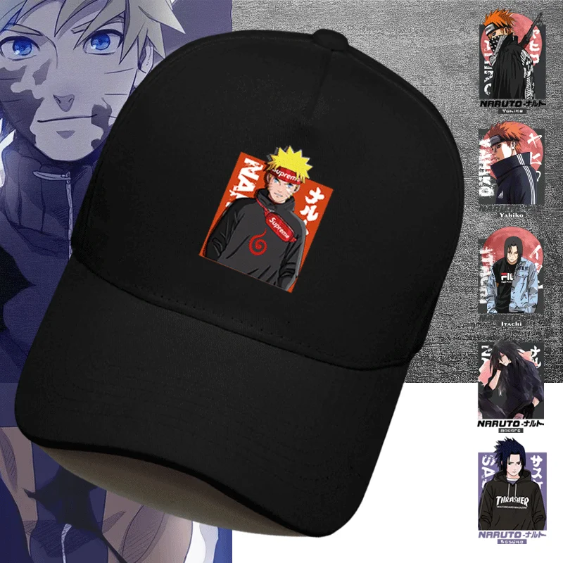 

Naruto Baseball Cap Anime Cosplay Hat for Men Women Naruto Sasuke Itachi Kakashi Fashion Unisex Snapback