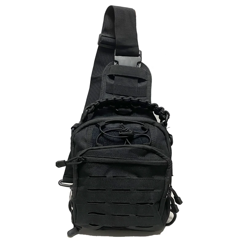 600D Nylon Tactical Shoulder Bag Multifunctional Chest Pack Single Shoulder Messenger Molle Sport Bag