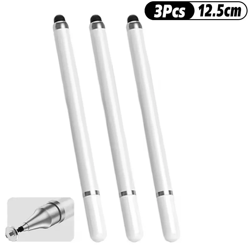 2-in-1 universele stylus pen voor tablet, mobiel, Android, iOS telefoon, iPad accessoires, tekentablet pennen, capacitief scherm touchscreen pen