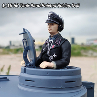 COOLBANK 1/16 WWII War Tank Model figure soldier HLC-0001/0002/0003 US Vehicle Captain 1938 Black Hat Officers Armoured Crew