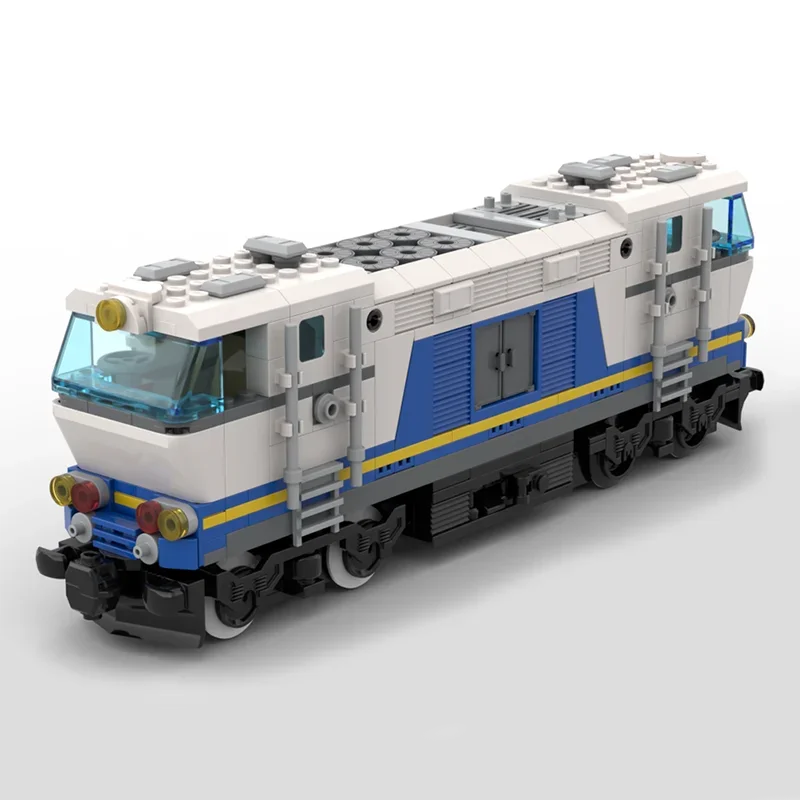 

453pcs Moc Diesel Cargo Locomotive High Speed Train Building Blocks Model Boys Children Educational Train Model Brick Toys Gift