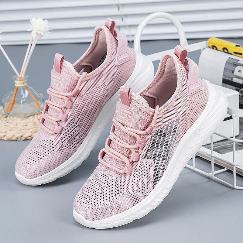 

Women Big Size 35-41 Park Road Free Running Shoes Breathable Female Athletic Sneakers Training Pink Mesh Girls Fitness Trainers