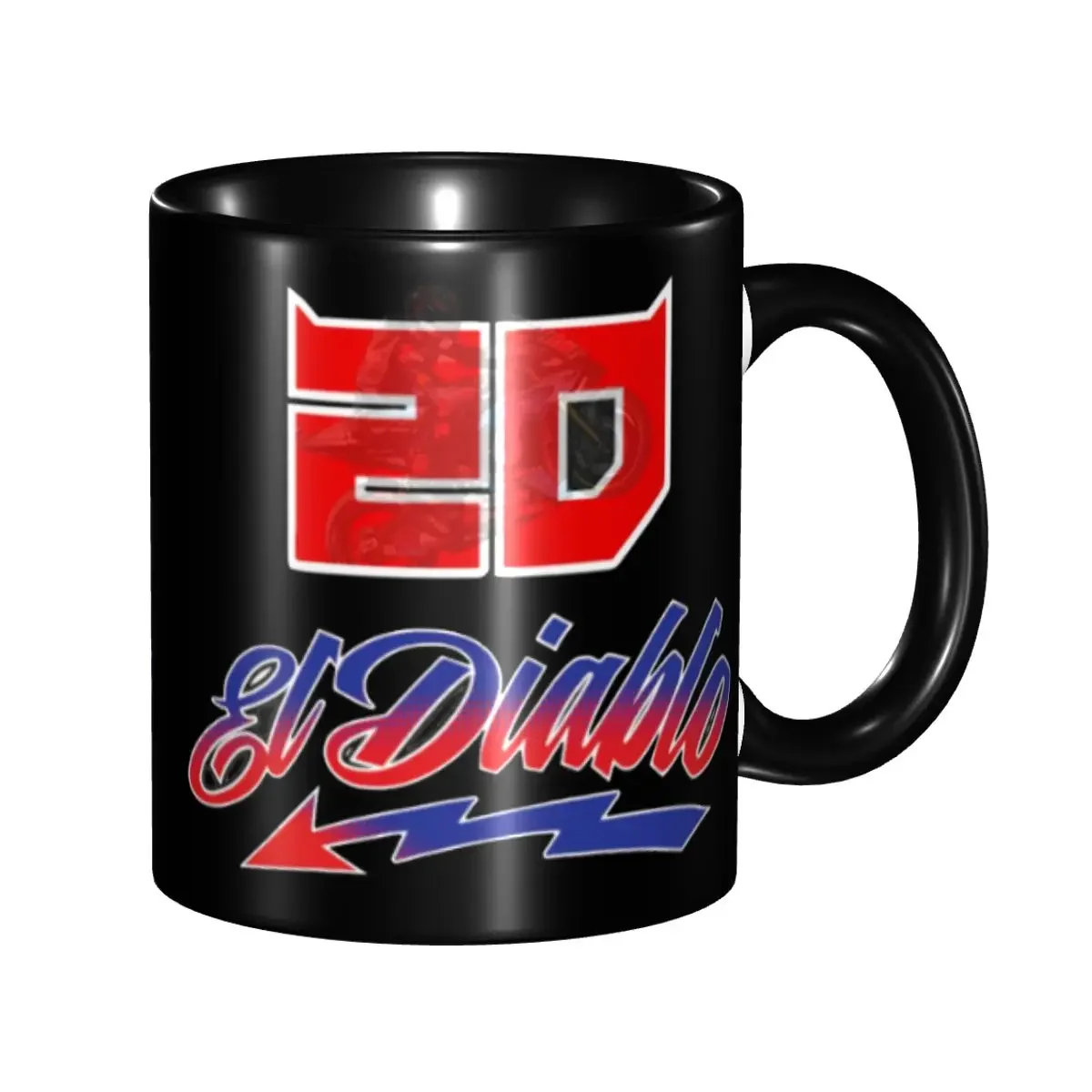 Motorcycle Racer Fabio Quartararo Coffee Mugs DIY Personalized Ceramic Mug Creative Present
